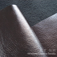 100% Polyester Leather Bonzing Chammy Suede Fabric for Sofa